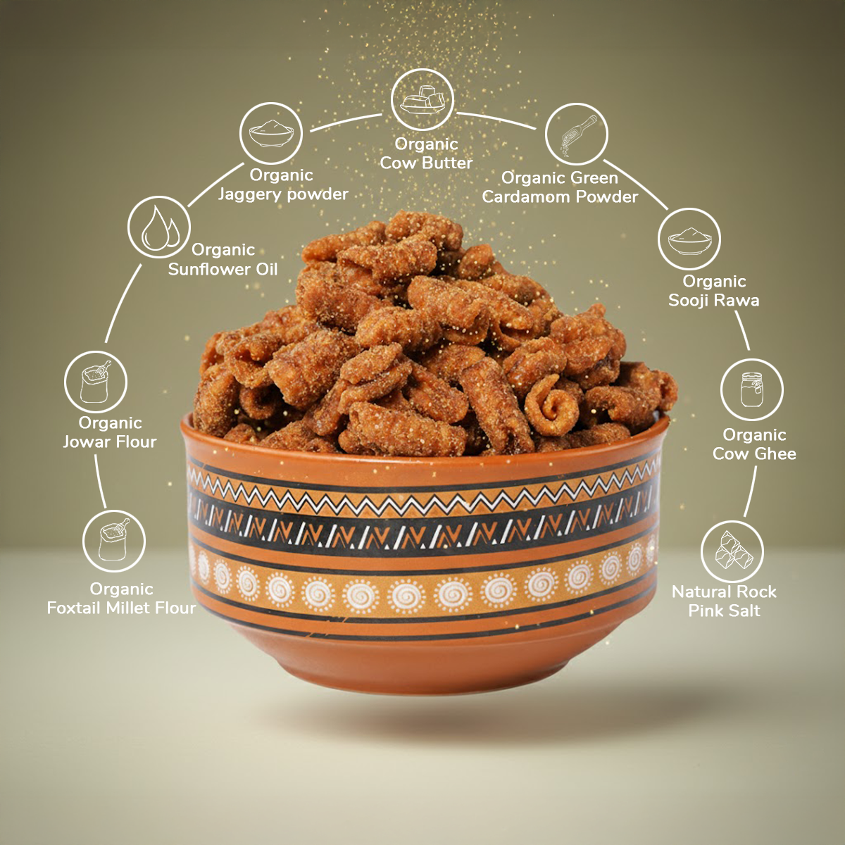 Frissly Jowar Jaggery Gavvalu