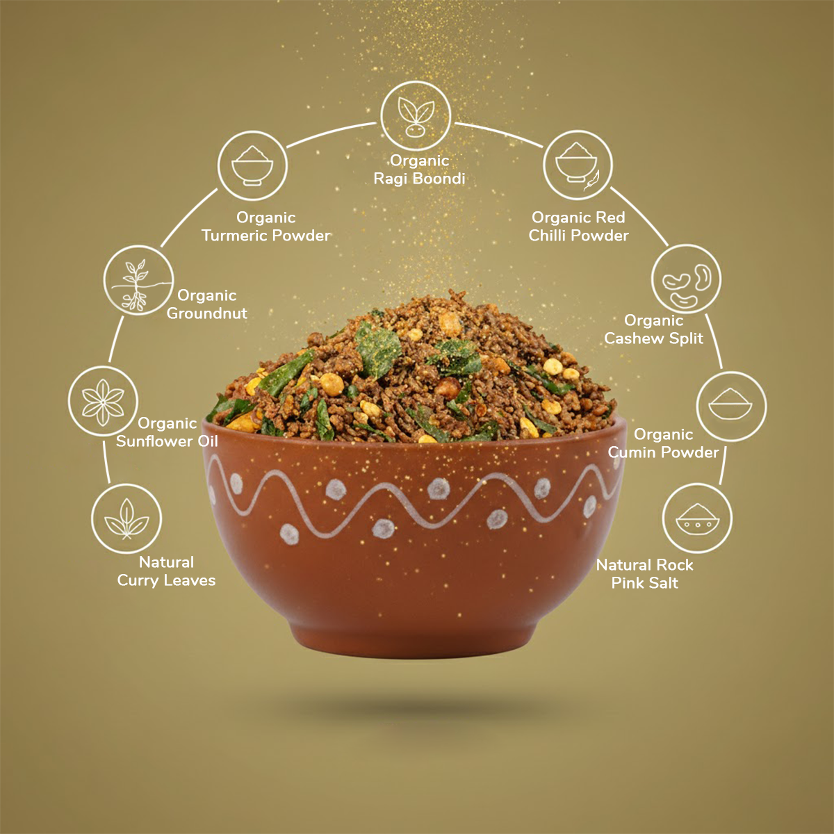 Frissly Organic Ragi Khara Boondi