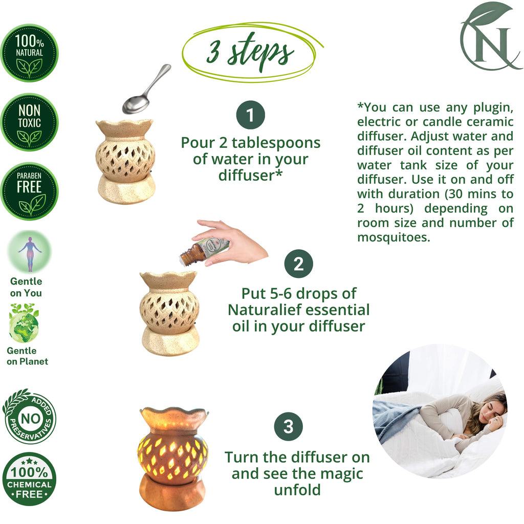 Naturalief Electric Matki with flower design Diffuser