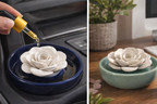 Naturalief Ceramic Flower Diffuser with 10 ml Lavender Essential Oil
