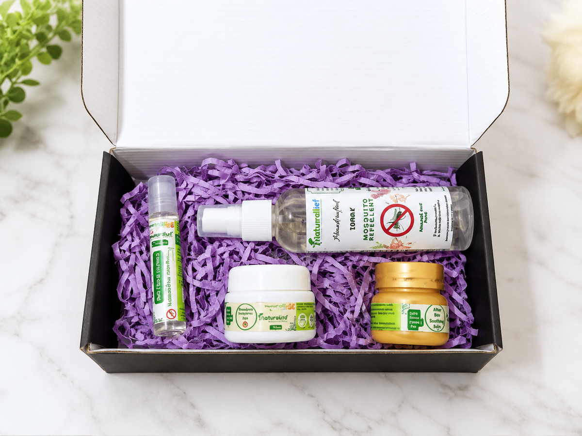 Naturalief 4-in-1 Mosquito Repellent Kit | Home, Travel & Outdoor Use