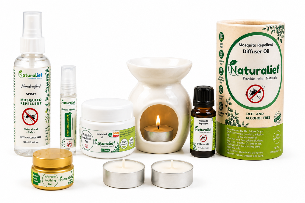 Naturalief 6-in-1 Mosquito Repellent Kit