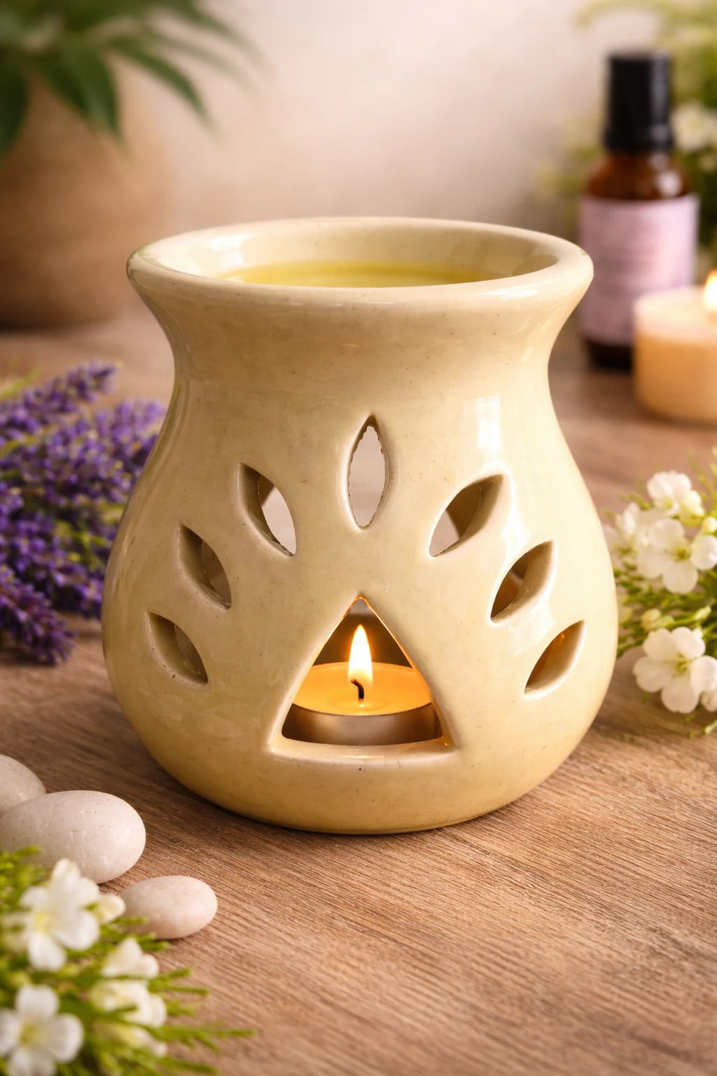Naturalief Matki shape candle Diffuser - Assorted (big)