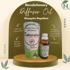 Naturalief  Herbal Chemical free Mosquito Repellent Diffuser Oil – DEET-Free, Aromatic Protection for Indoor Spaces