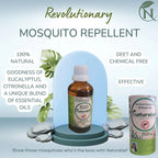 Naturalief  Herbal Chemical free Mosquito Repellent Diffuser Oil – DEET-Free, Aromatic Protection for Indoor Spaces
